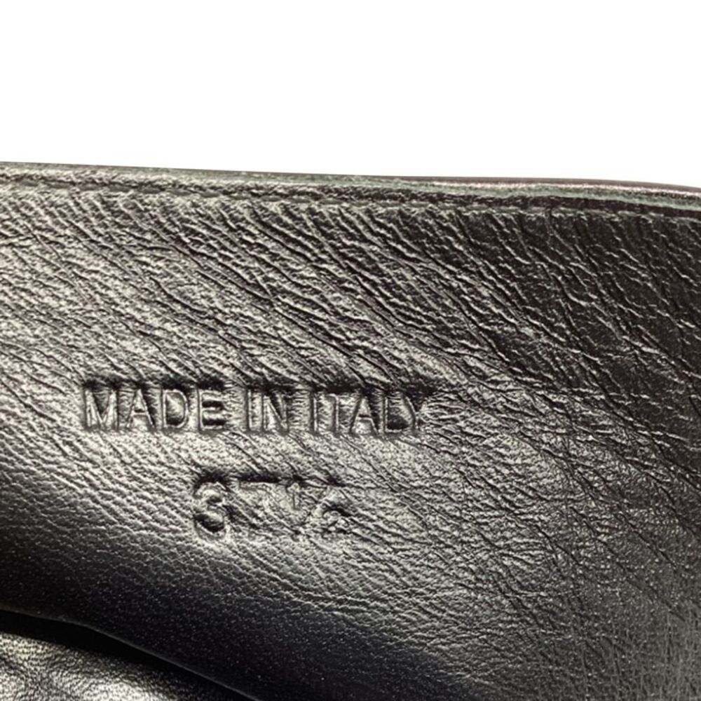 Jil Sander Square-Toe Slingback Flats in Black Leather - Picture 9 of 9